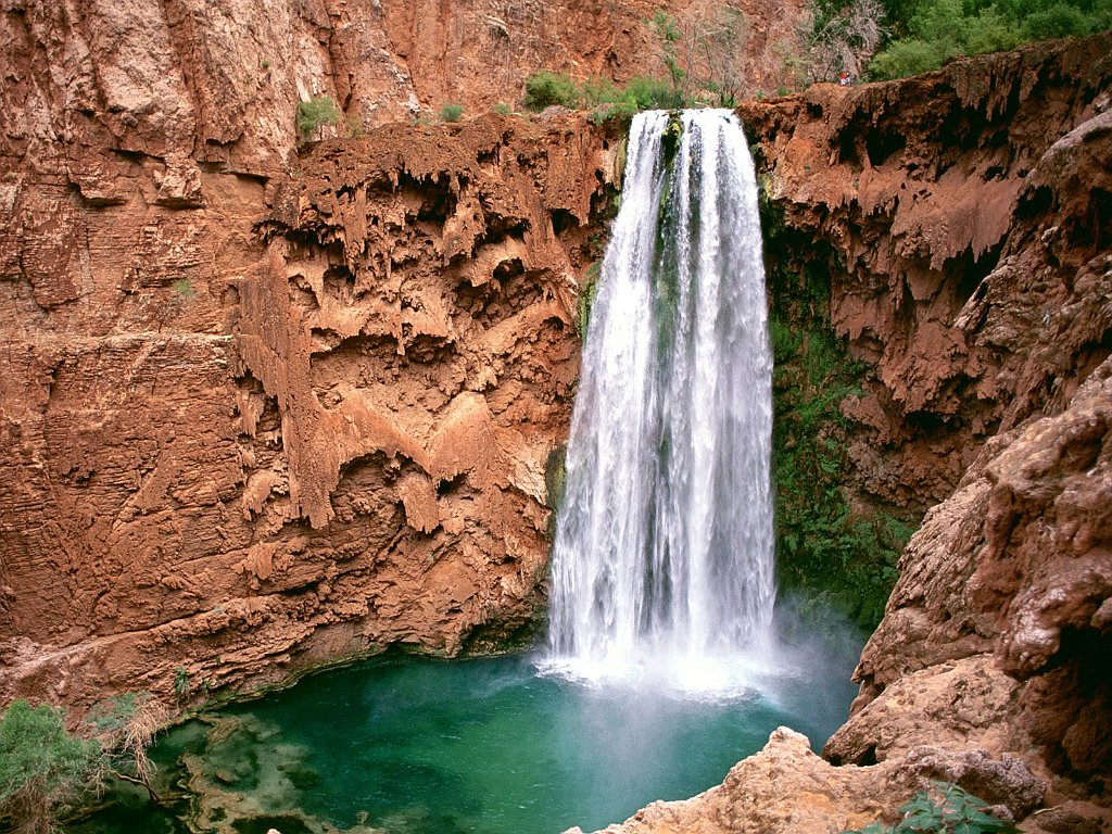 Havasupai Mooni Falls, Grand Canyon, Arizona